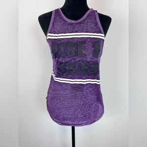 VS PINK Graphic Tank Top Rise & Grind in purple Size XS